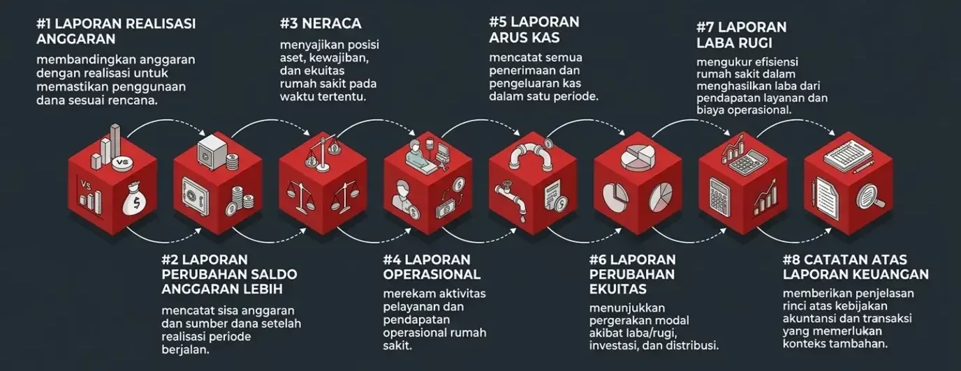 Komponen laporan keuangan RS