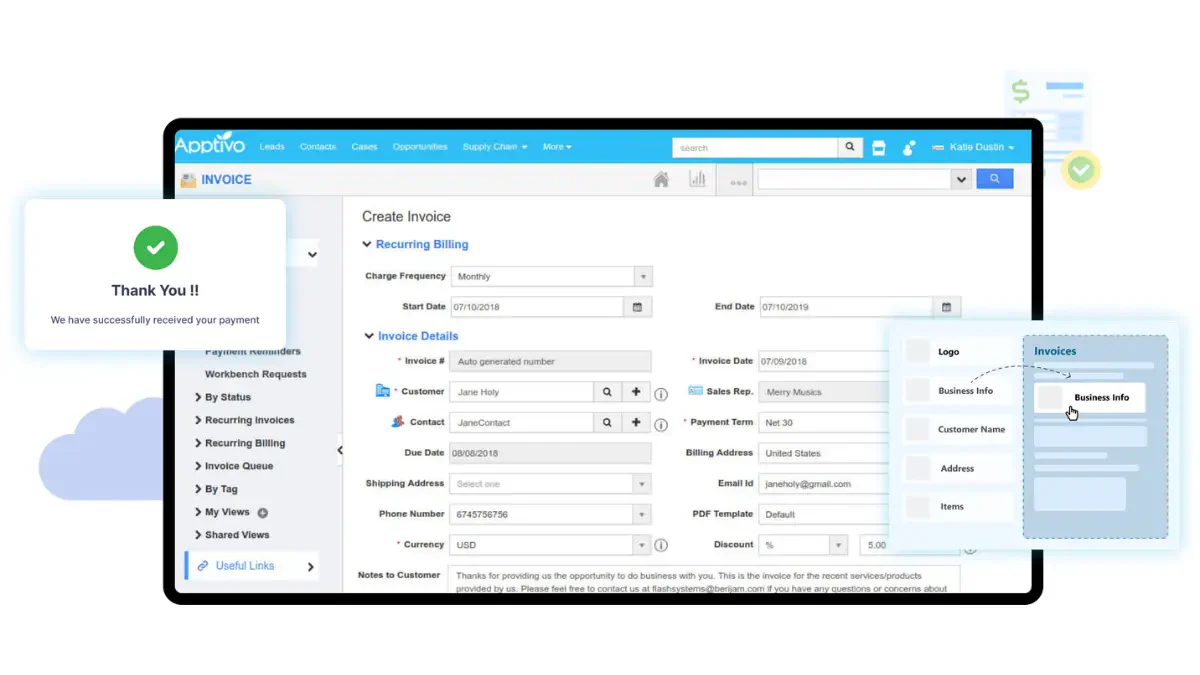 Apptivo CRM best crm software