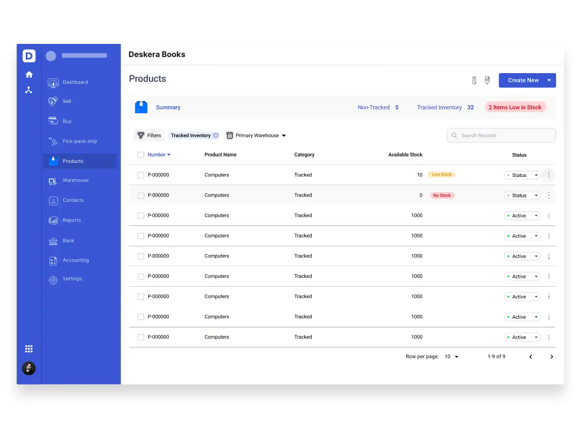 deskera inventory software