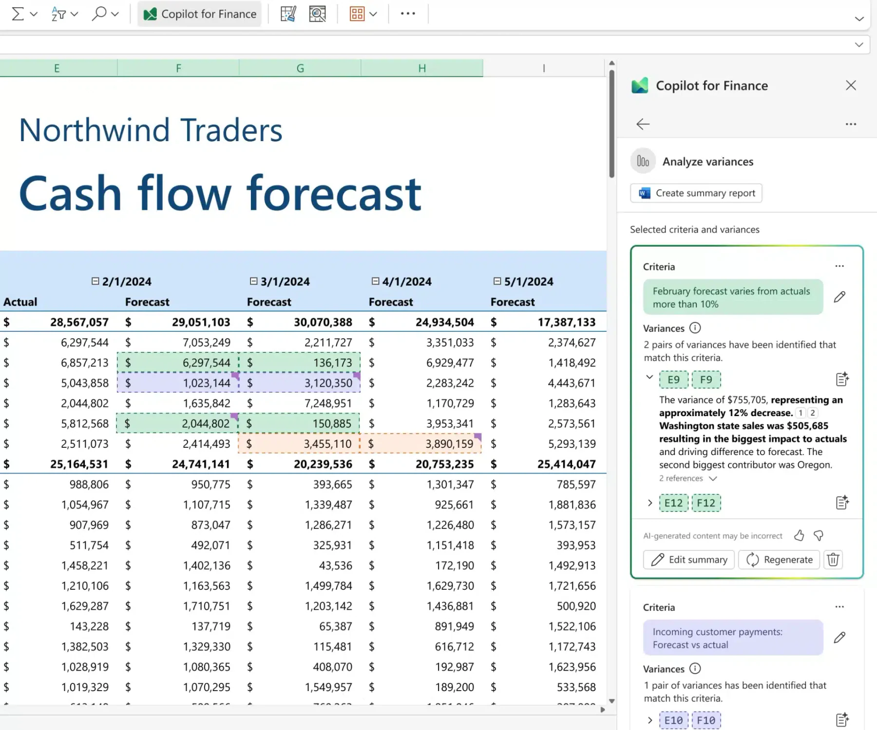microsoft copilot ai for accounting