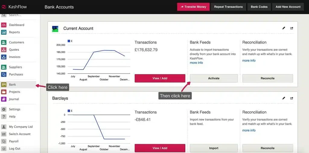kashflow accounting