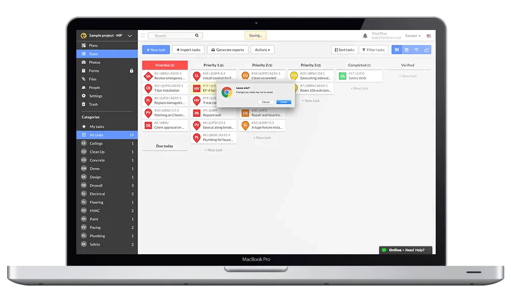 fieldwire construction software