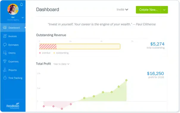 freshbooks manufacturing accounting