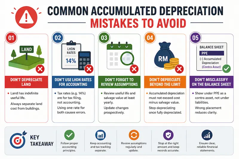 Common Accumulated Depreciation Mistakes to Avoid