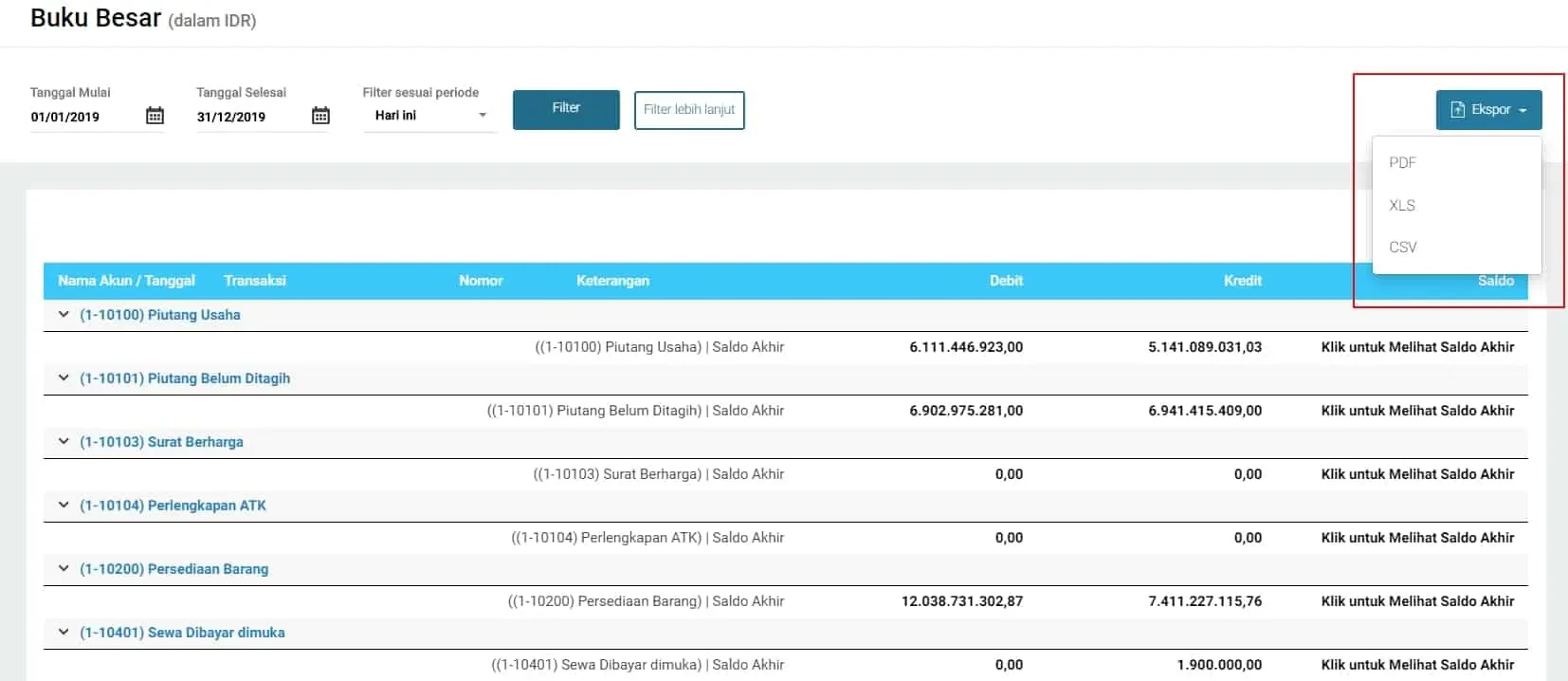 dashboard RAB mekari jurnal