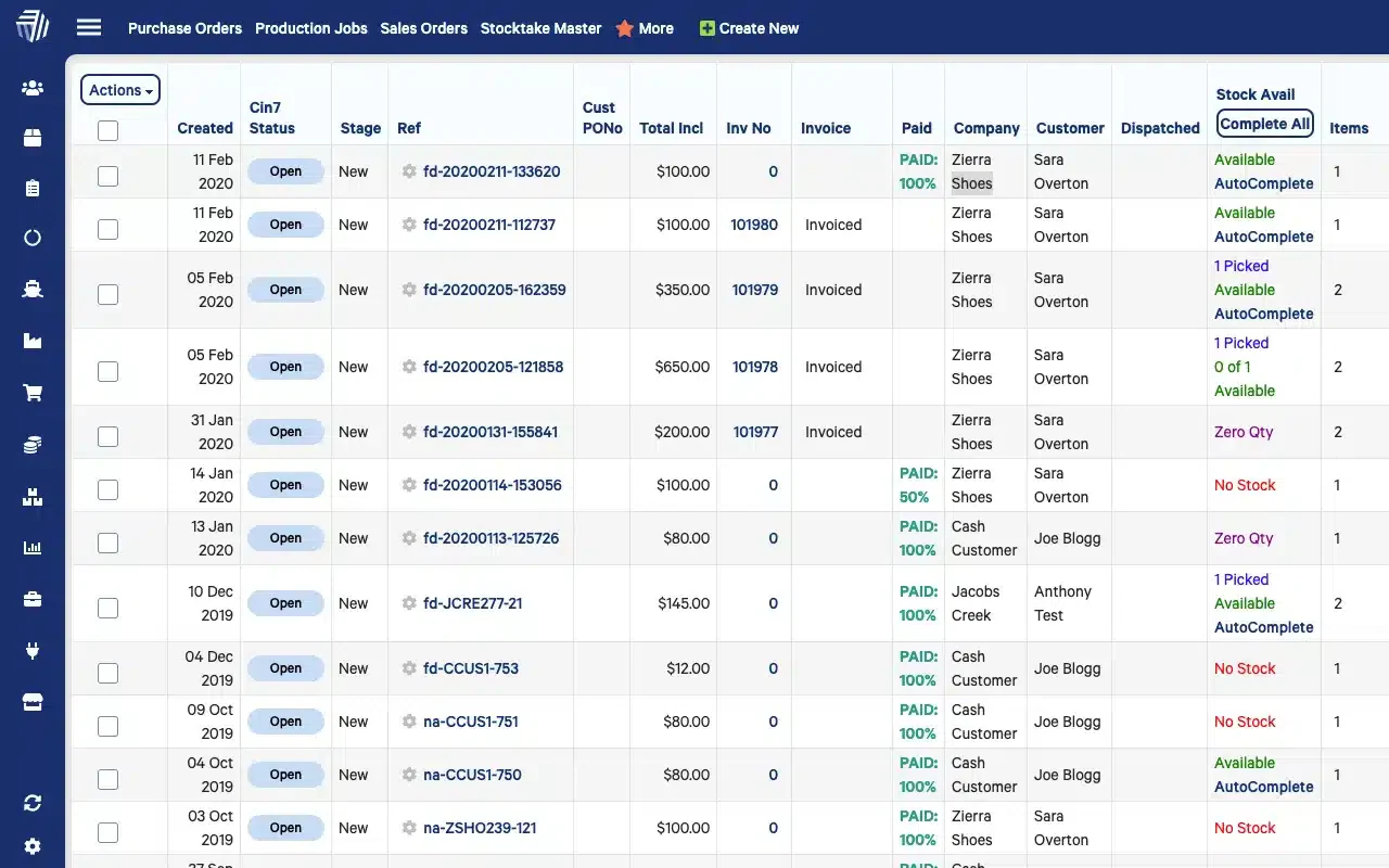 cin7 inventory