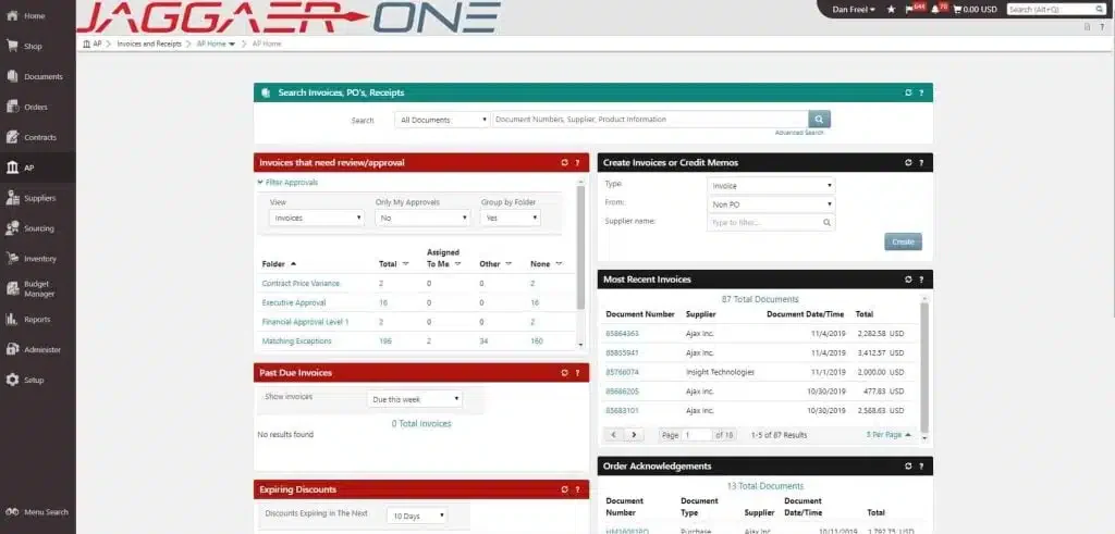 jaggaer procurement software