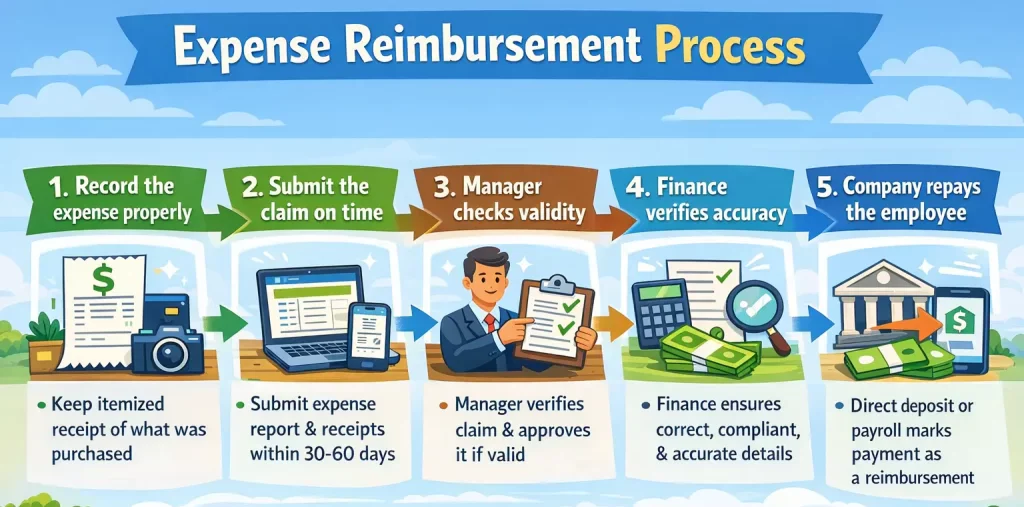 Process of expense reimbursement 