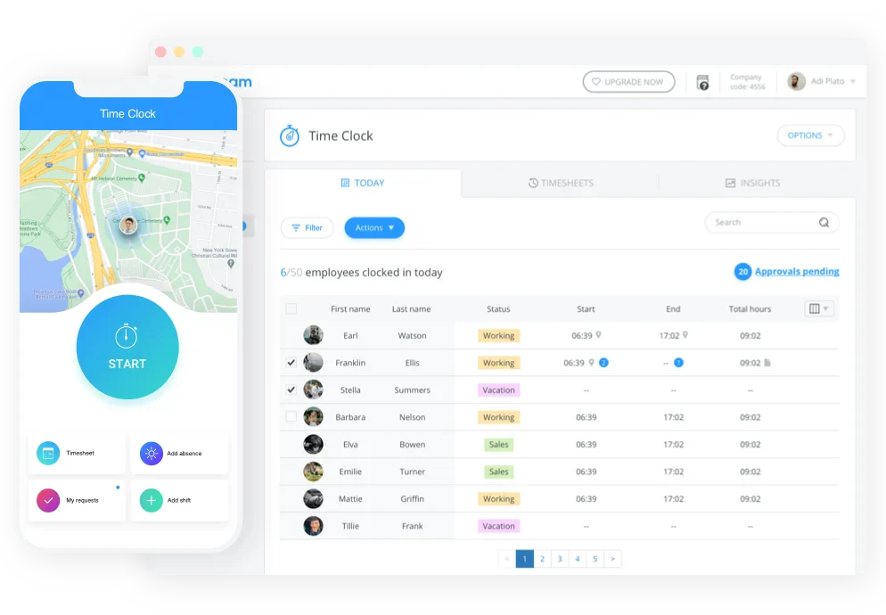 connecteam construction software