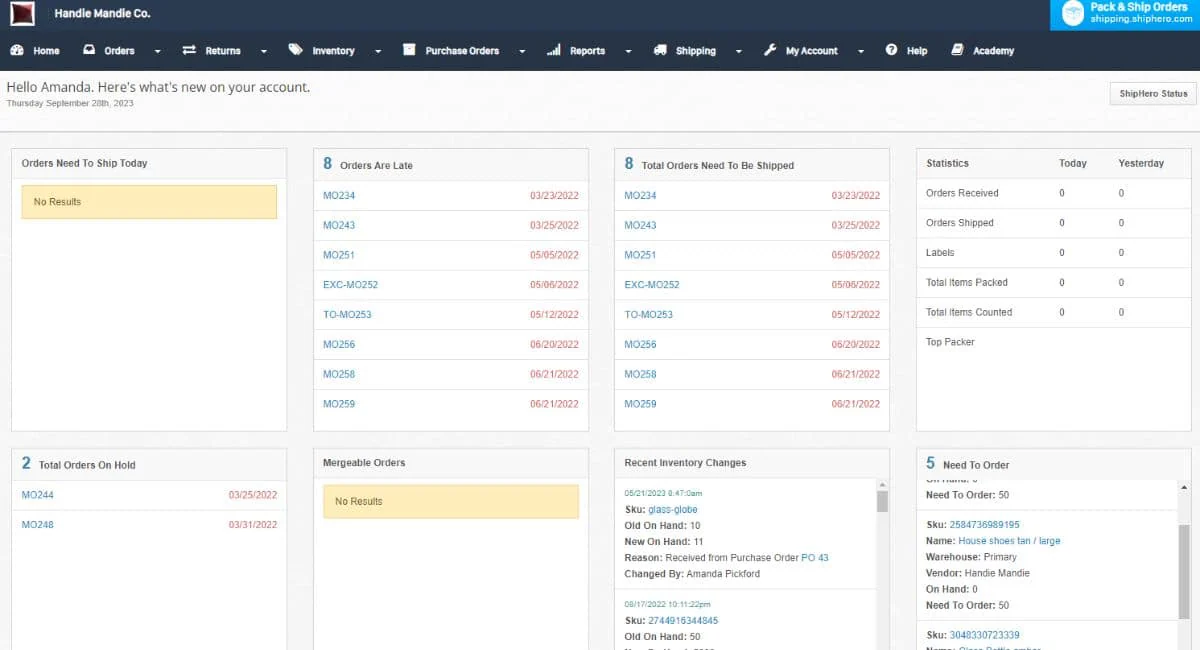 Warehouse Management Software