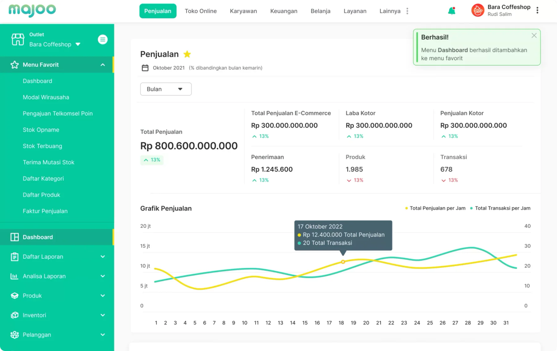 majoo software kasir