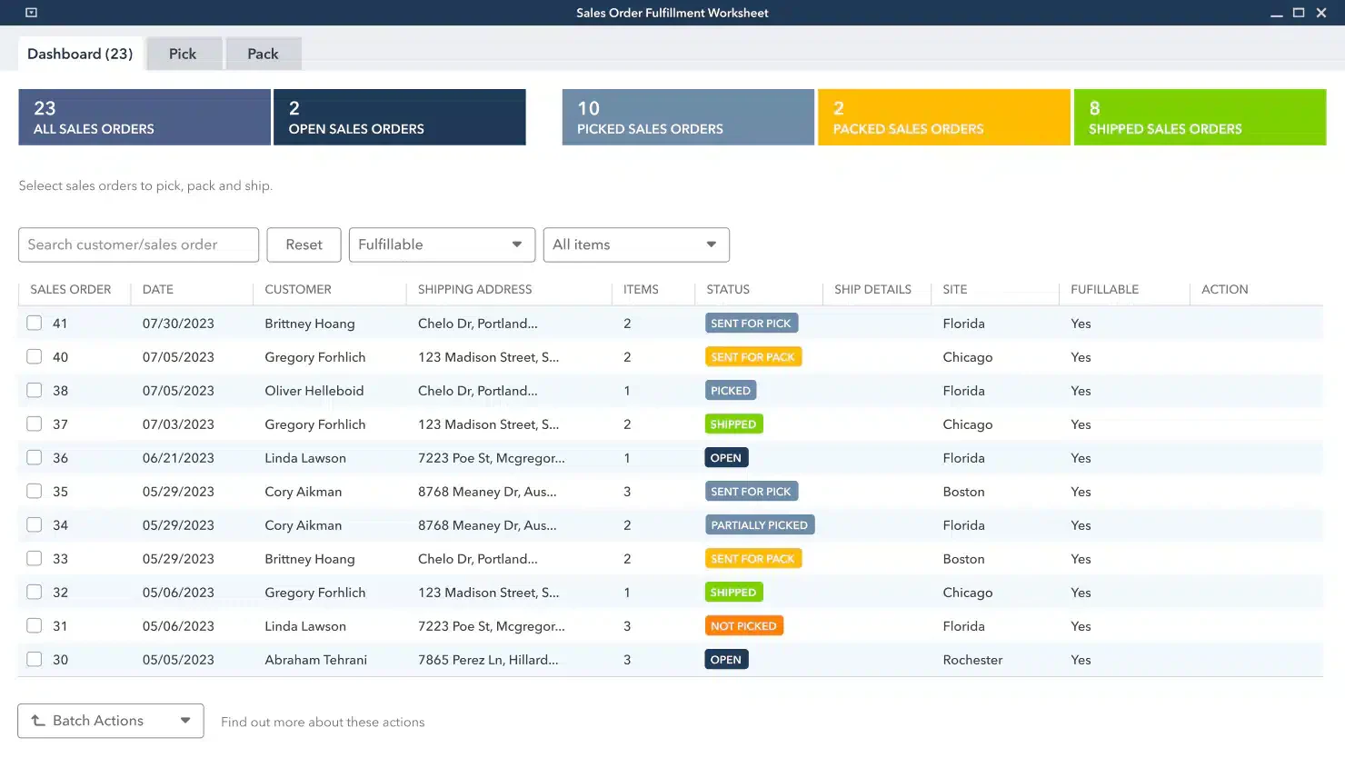 QuickBooks Enterprise manufacturing inventory software