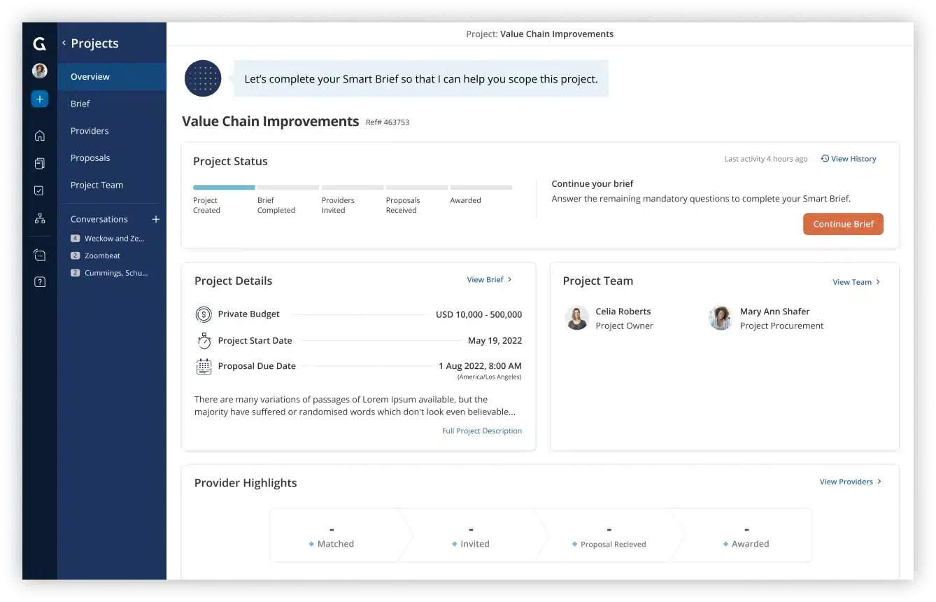 Globality AI Procurement Software