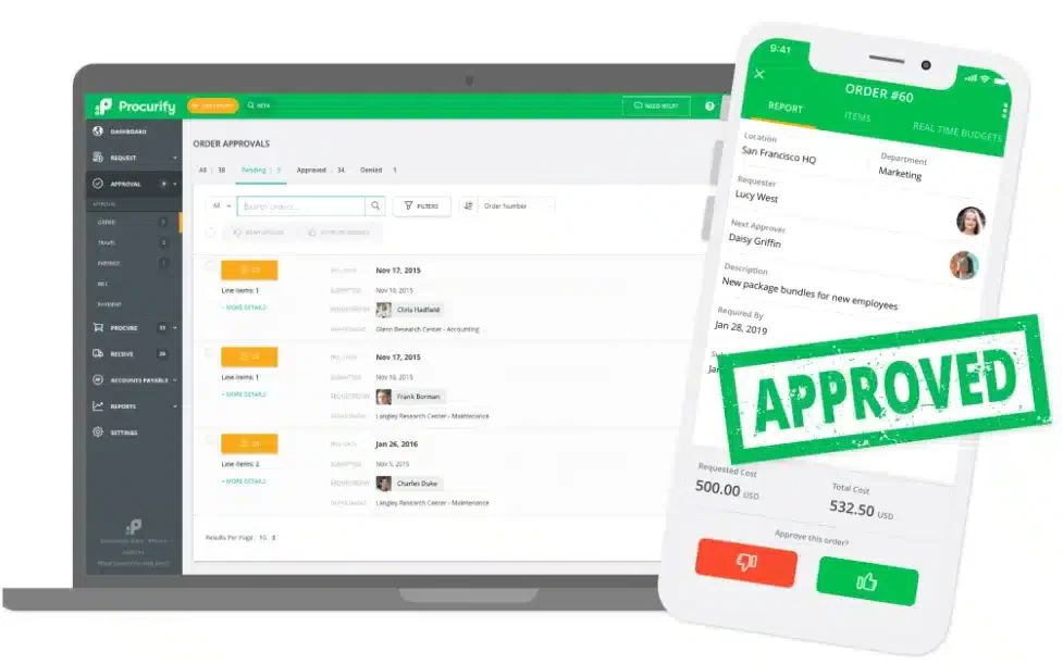 Aplikasi Purchase Order Procurify