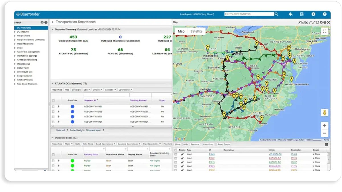 Blue Yonder Transportation Management