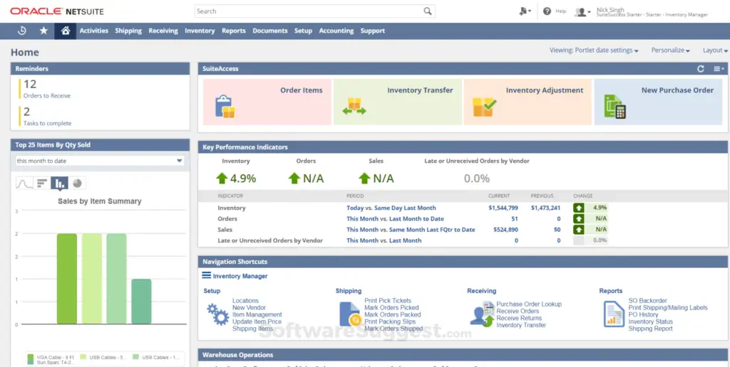 Netsuite Wholesale Inventory Software