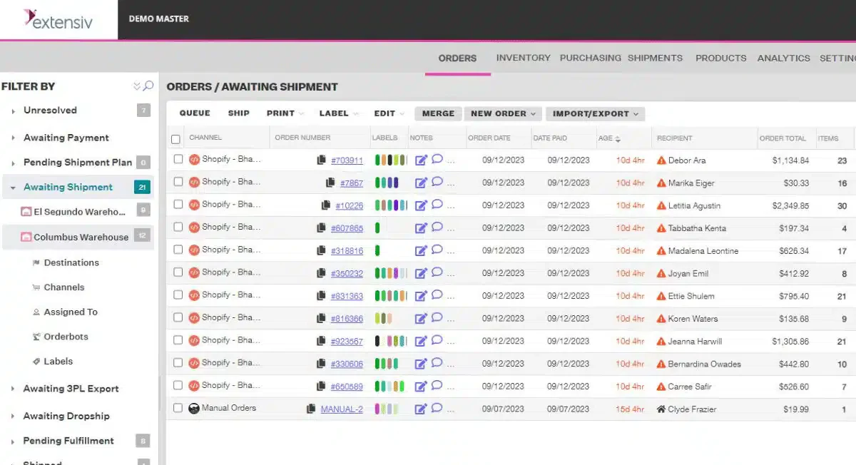 order management software extensiv