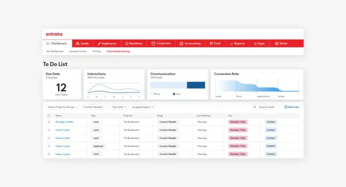 Entrata property management platform