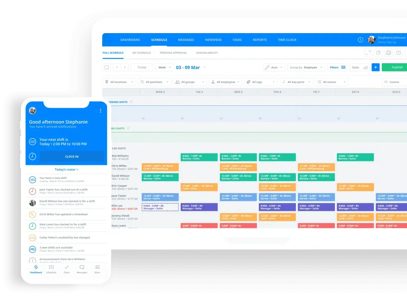 Sling Scheduling App