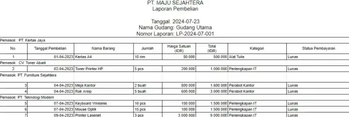 blog da4fae9449a9 laporan pembelian per pemasok