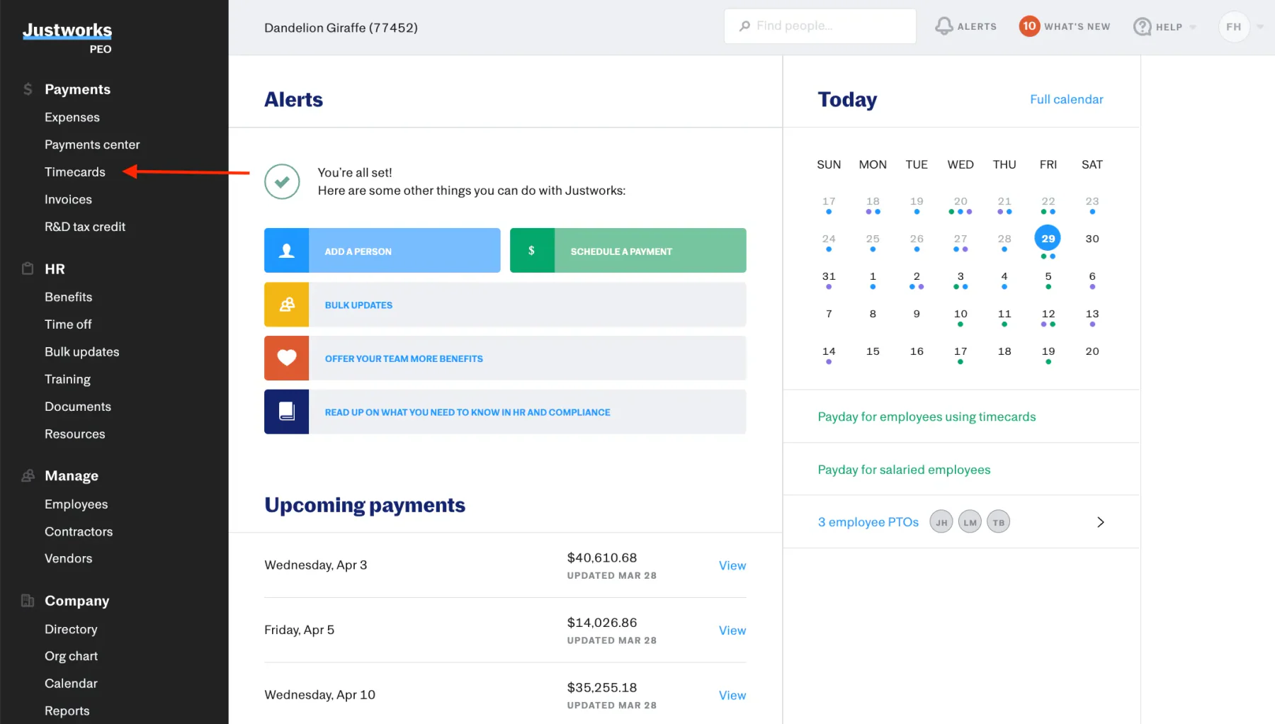 justworks payroll software
