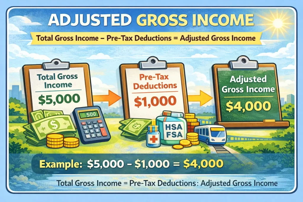 Formula subtract pre tax