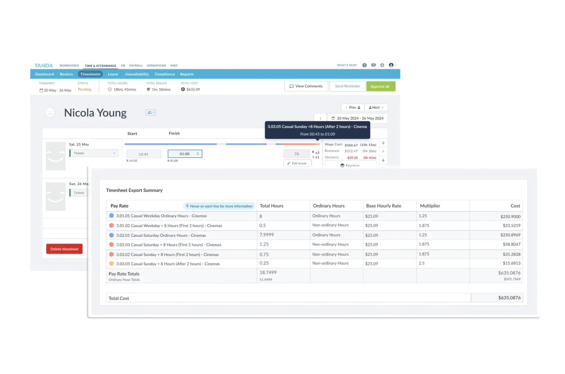 tanda best hr software