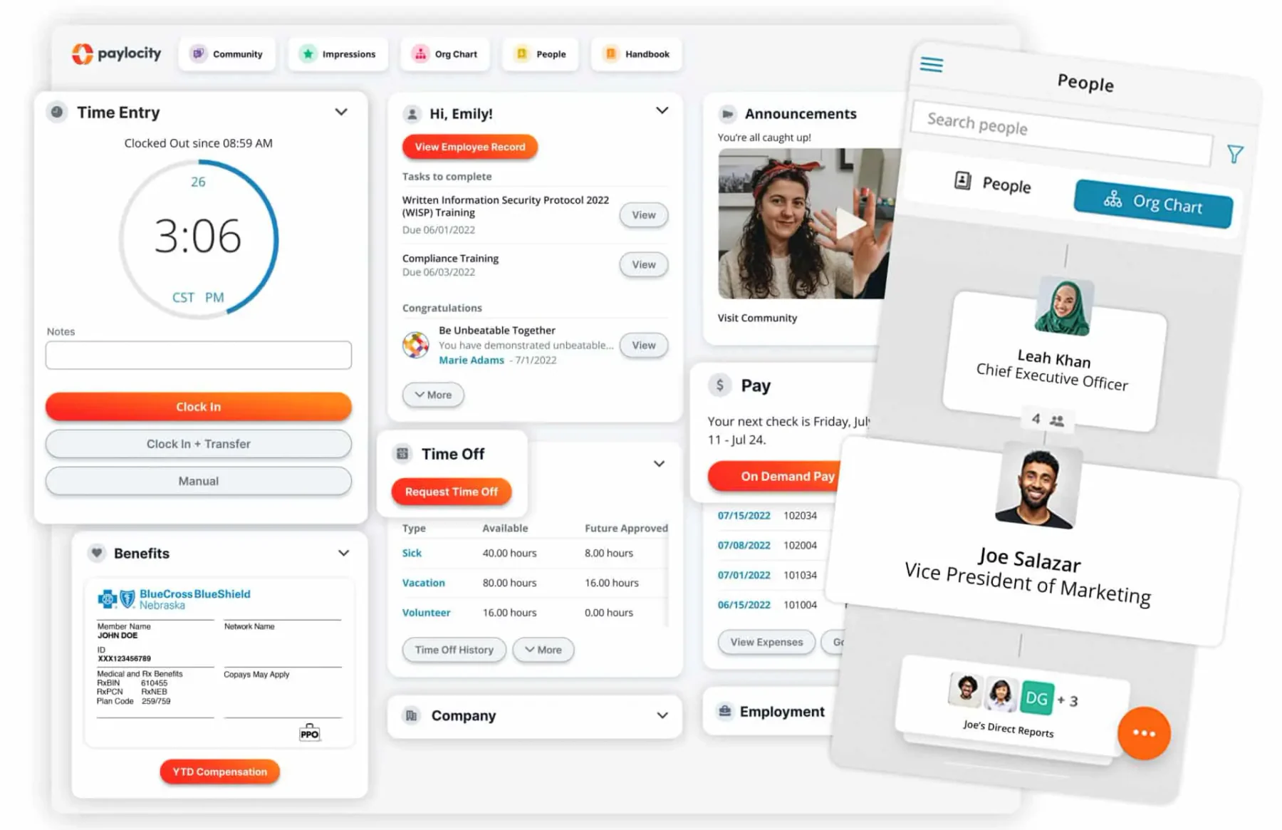 paylocity retail workforce software