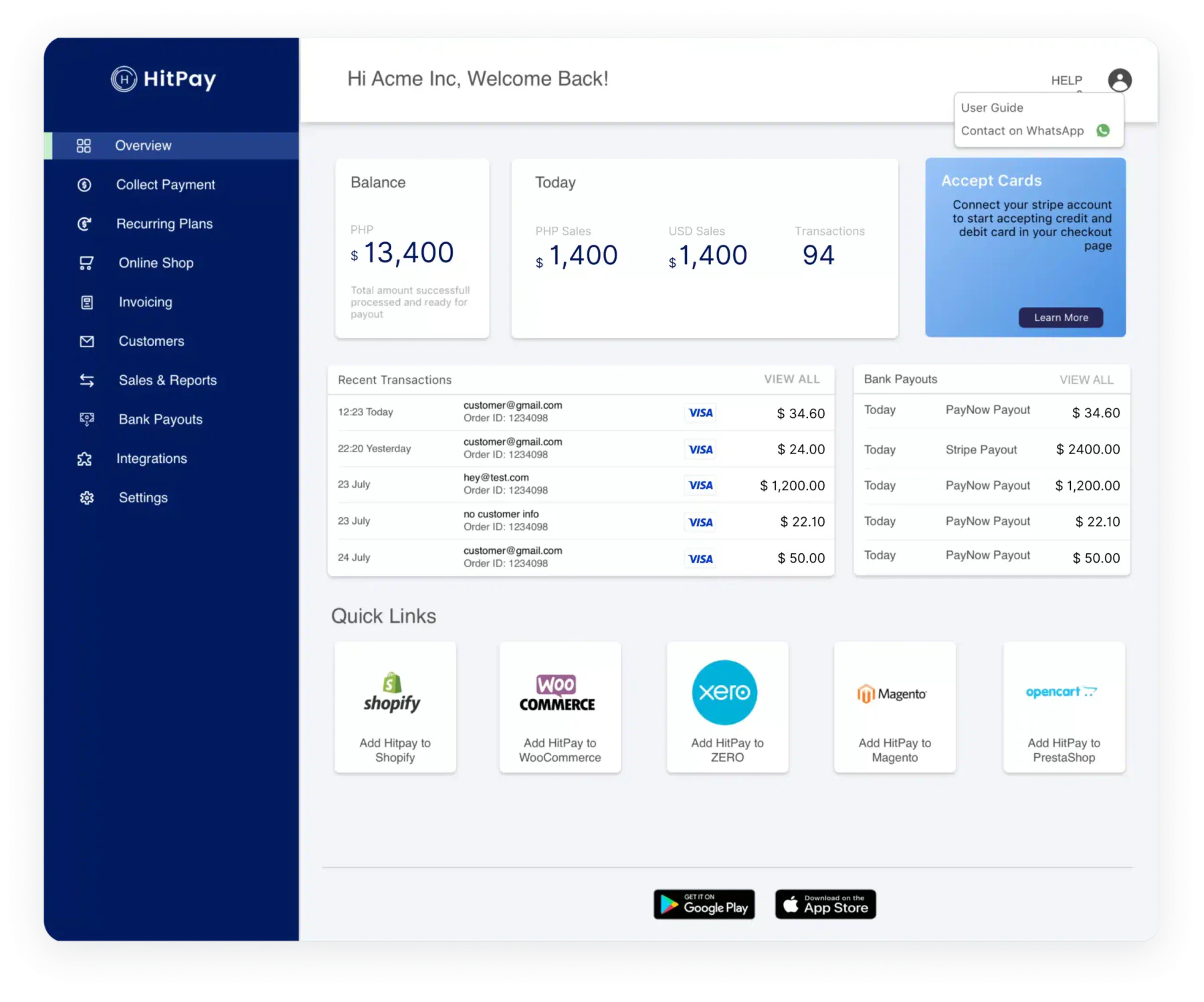 hitpay Retail Point of Sale Systems