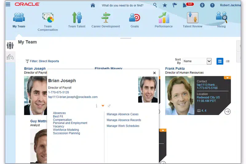 Oracle HCM Cloud