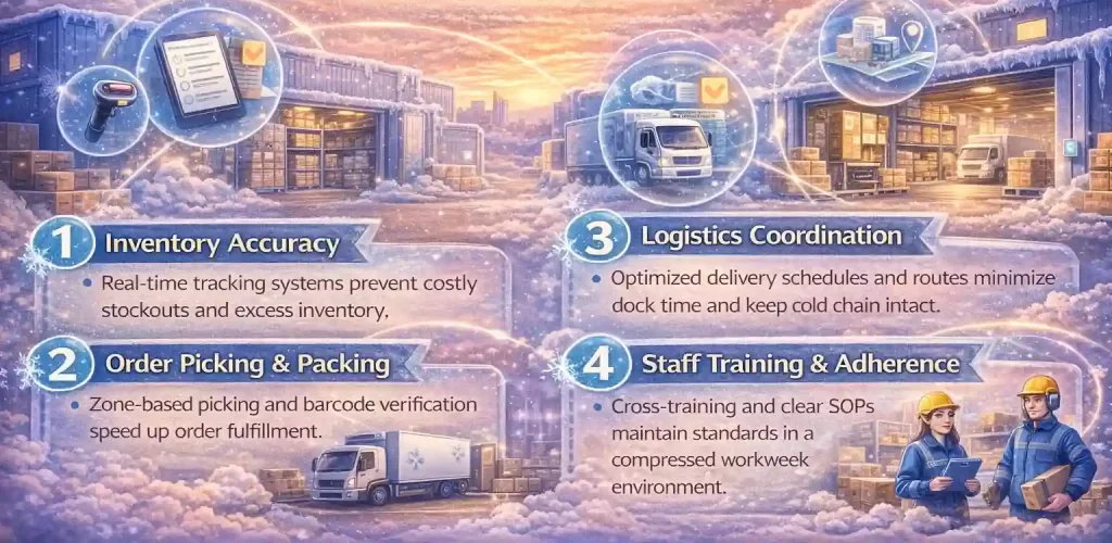 optimizing operation in cold storage