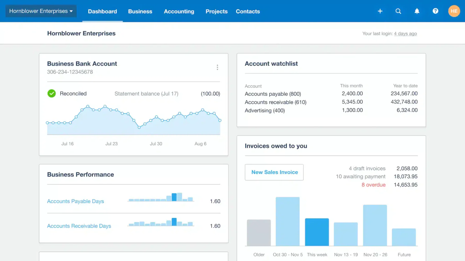 xero finance accounting software