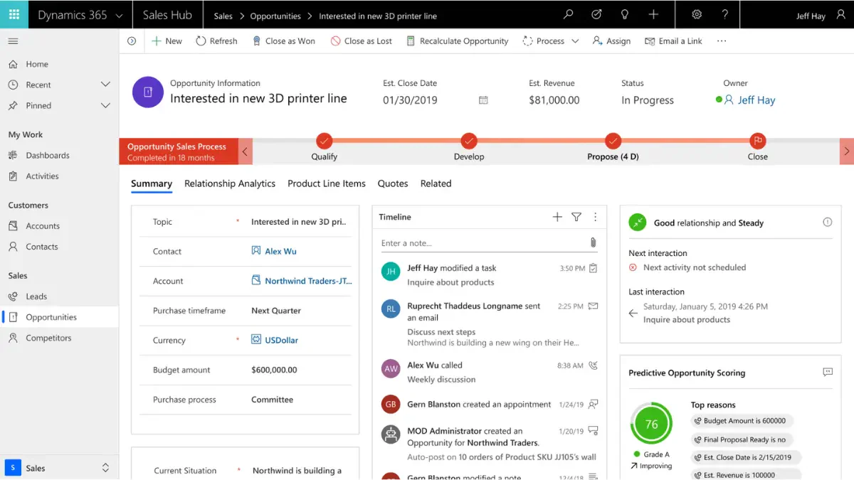 microsoft dynamics