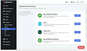 LightSpeed accounting software for retail stores