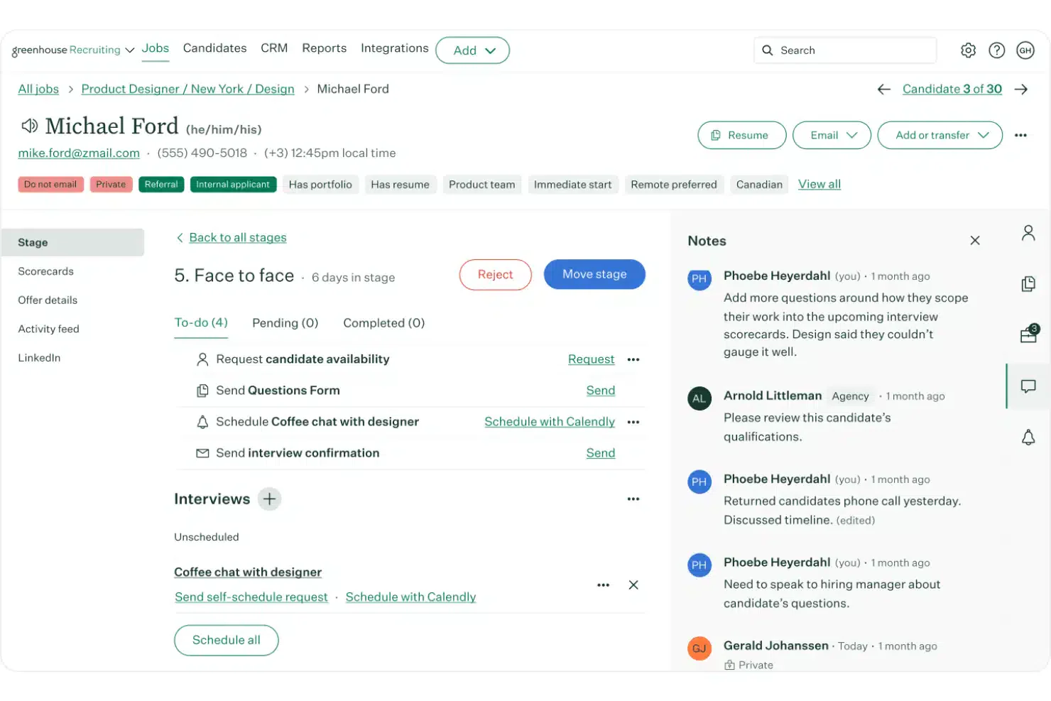 talent management system greenhouse