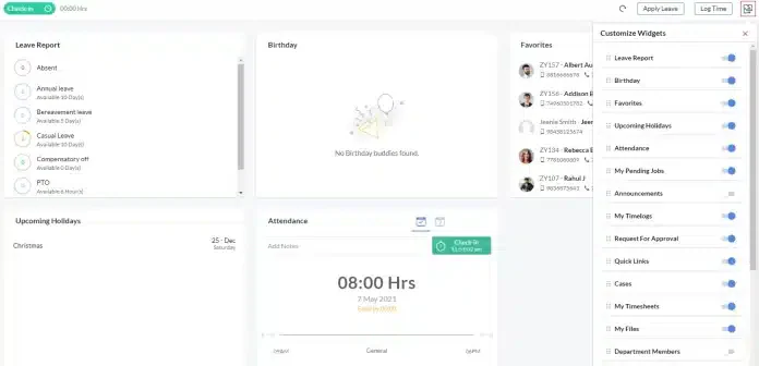 leave management system