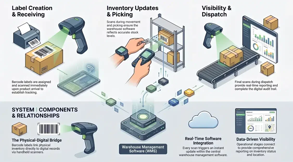 How a Warehouse Barcode System Works