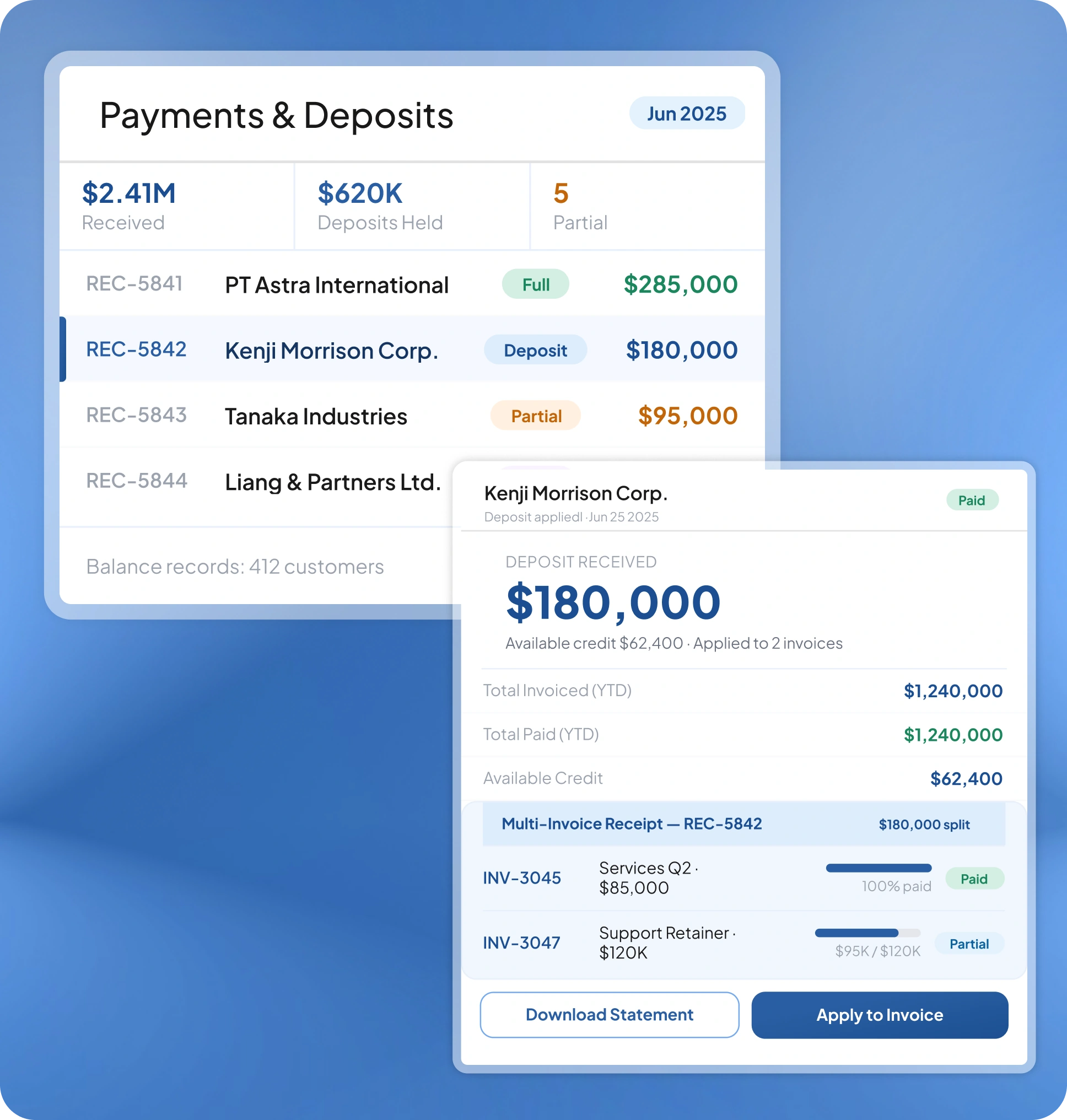 Pembayaran & Deposit