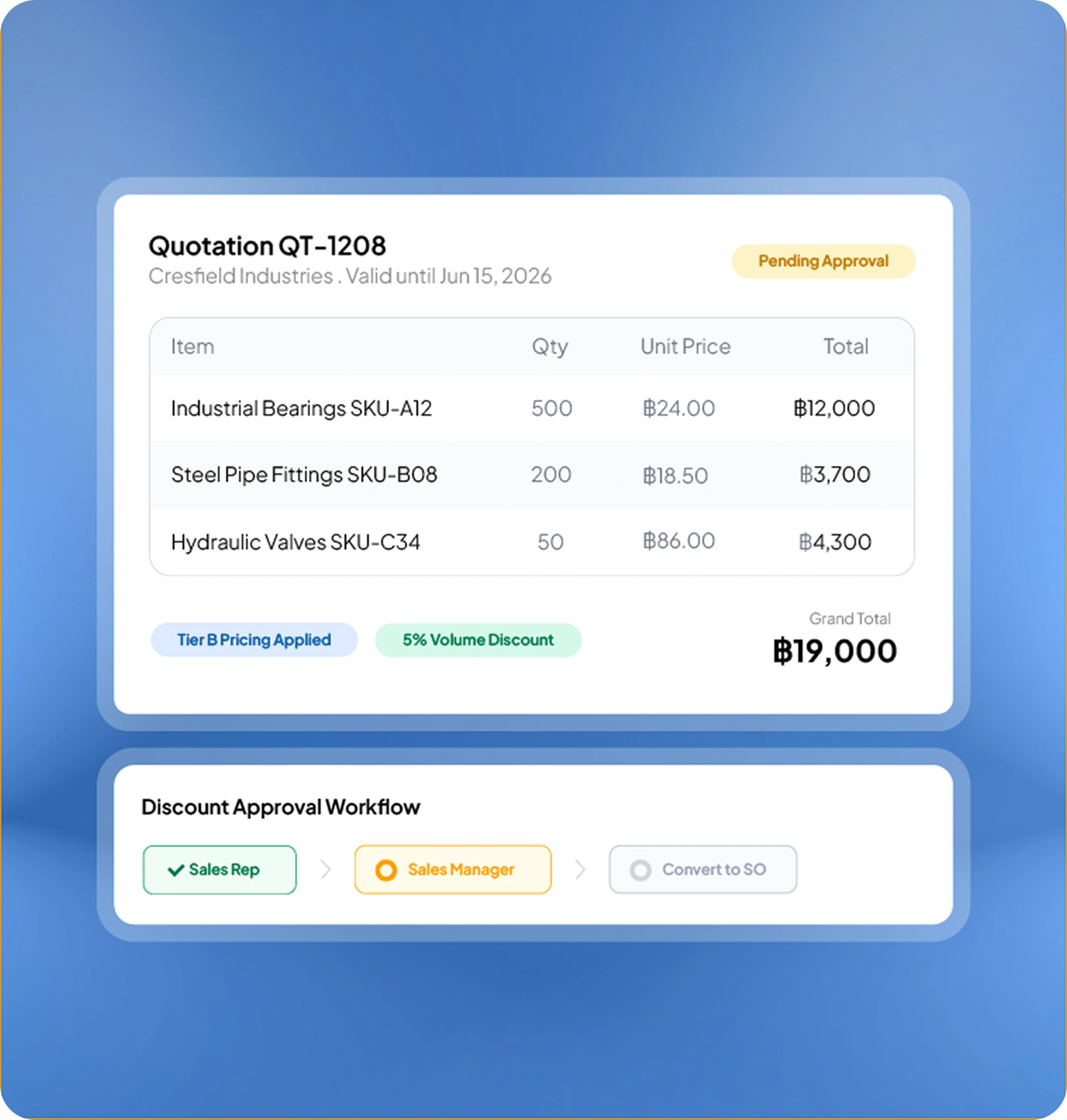 sales software feature page HashMicro for Pricing & Quotation